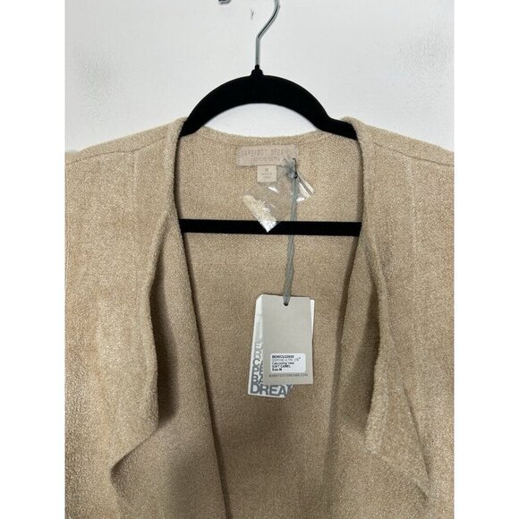 Barefoot Dreams CozyChic Ultra Lite Cascading Vest Carmel Size Medium NWT - Picture 3 of 11